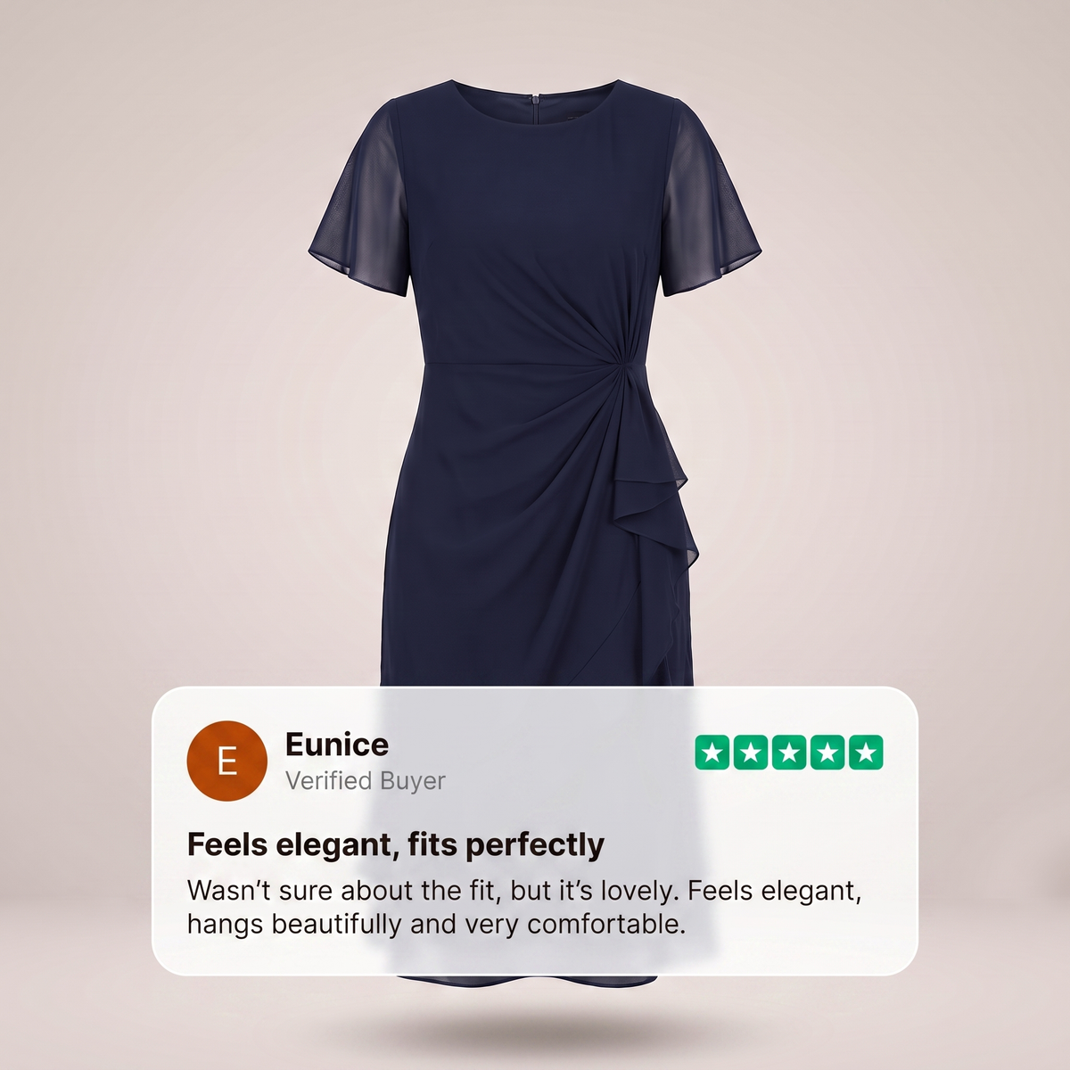 CLARISSE SOFT FLOW WAIST DRESS