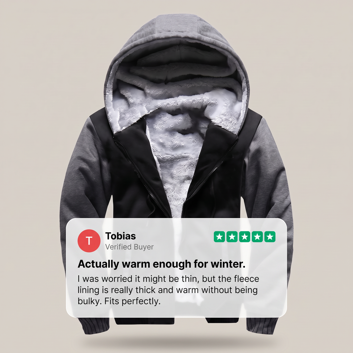 CORMAC HEAVYWEIGHT FLEECE JACKET