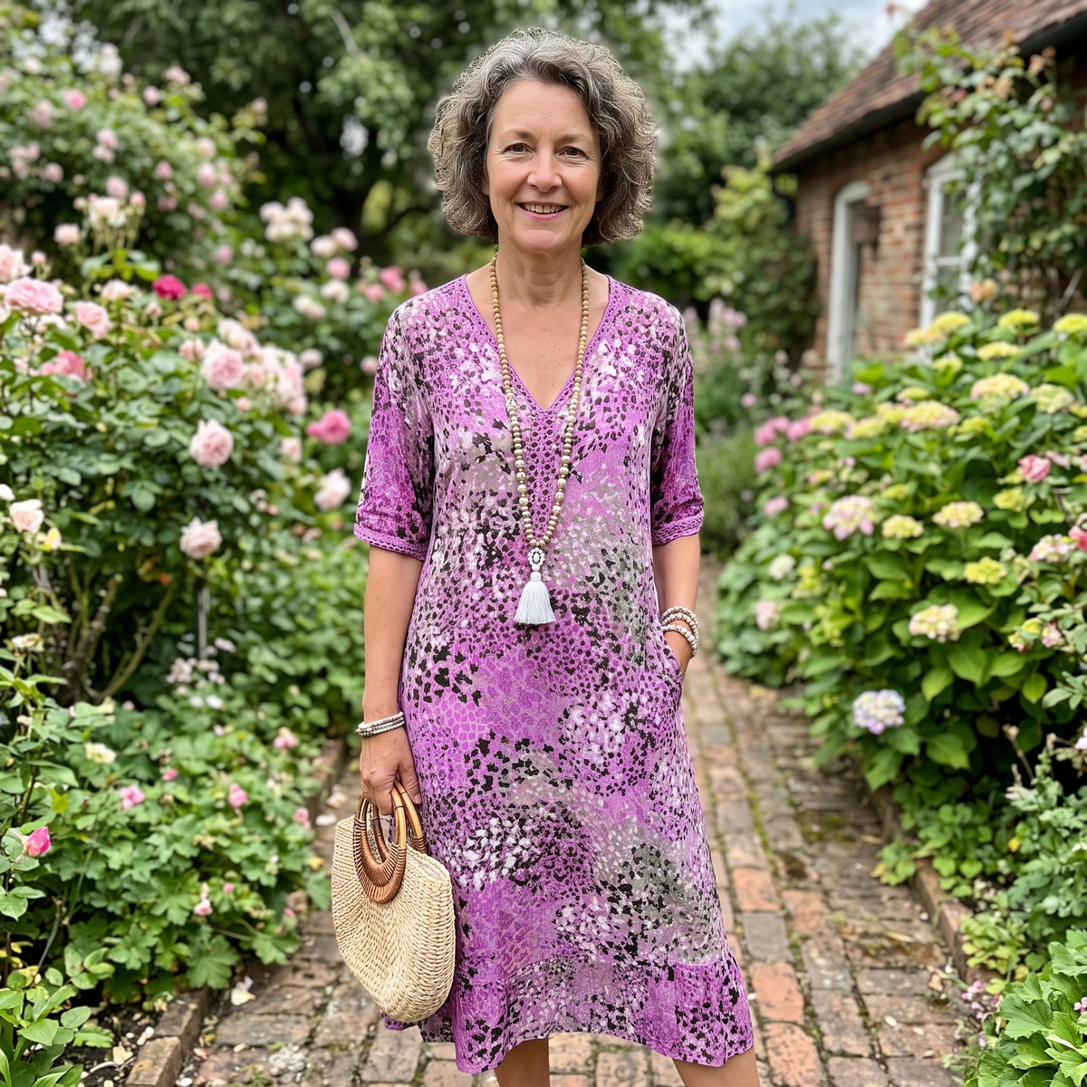 VALESMERE FLOATY MIDI DRESS