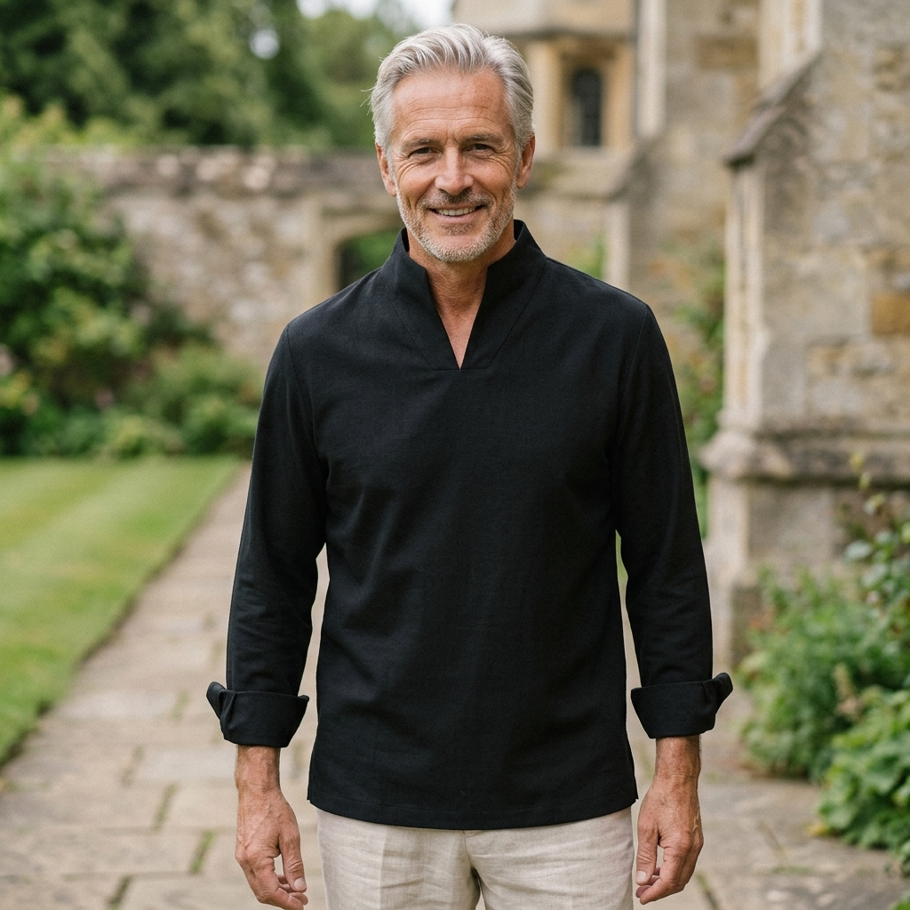 EVERHAM MINIMAL LONG-SLEEVE TEE