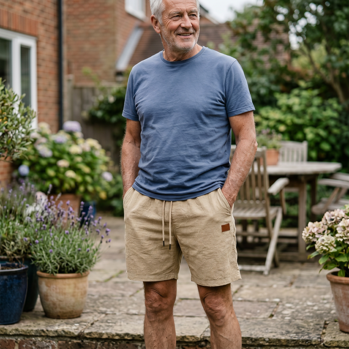AYLESFORD TAILORED LINEN SHORTS