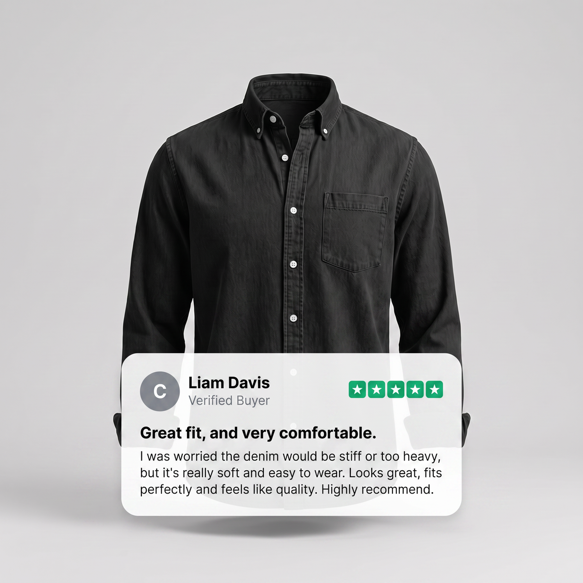 ALEXANDAR SIGNATURE DENIM SHIRT