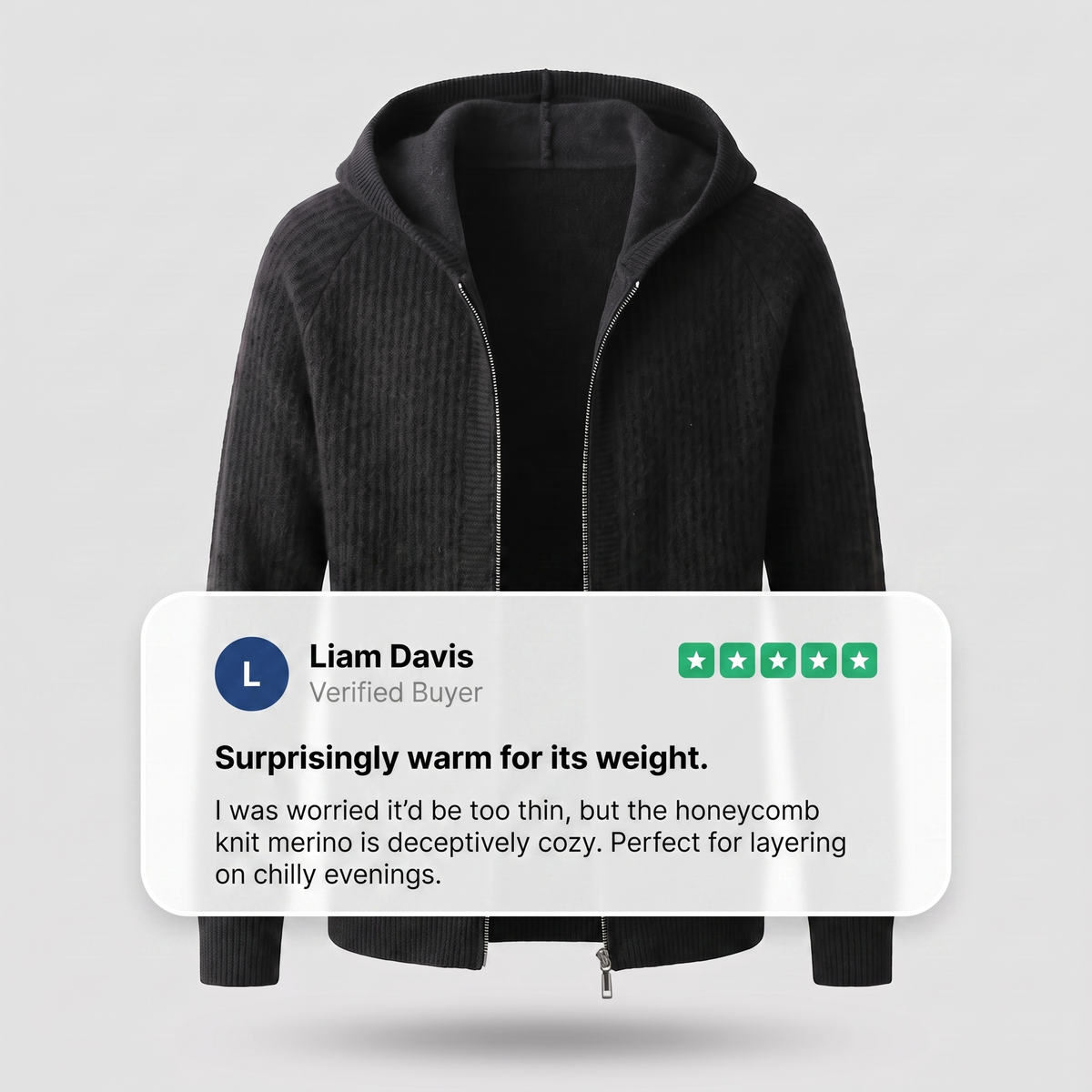 ARVEN WOOL HOODIE