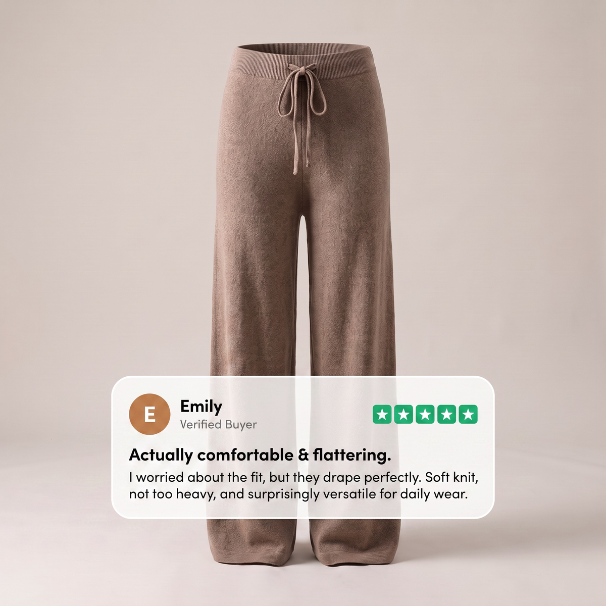 CHLOÉ ROUSSEAU LIGHT KNIT PANTS