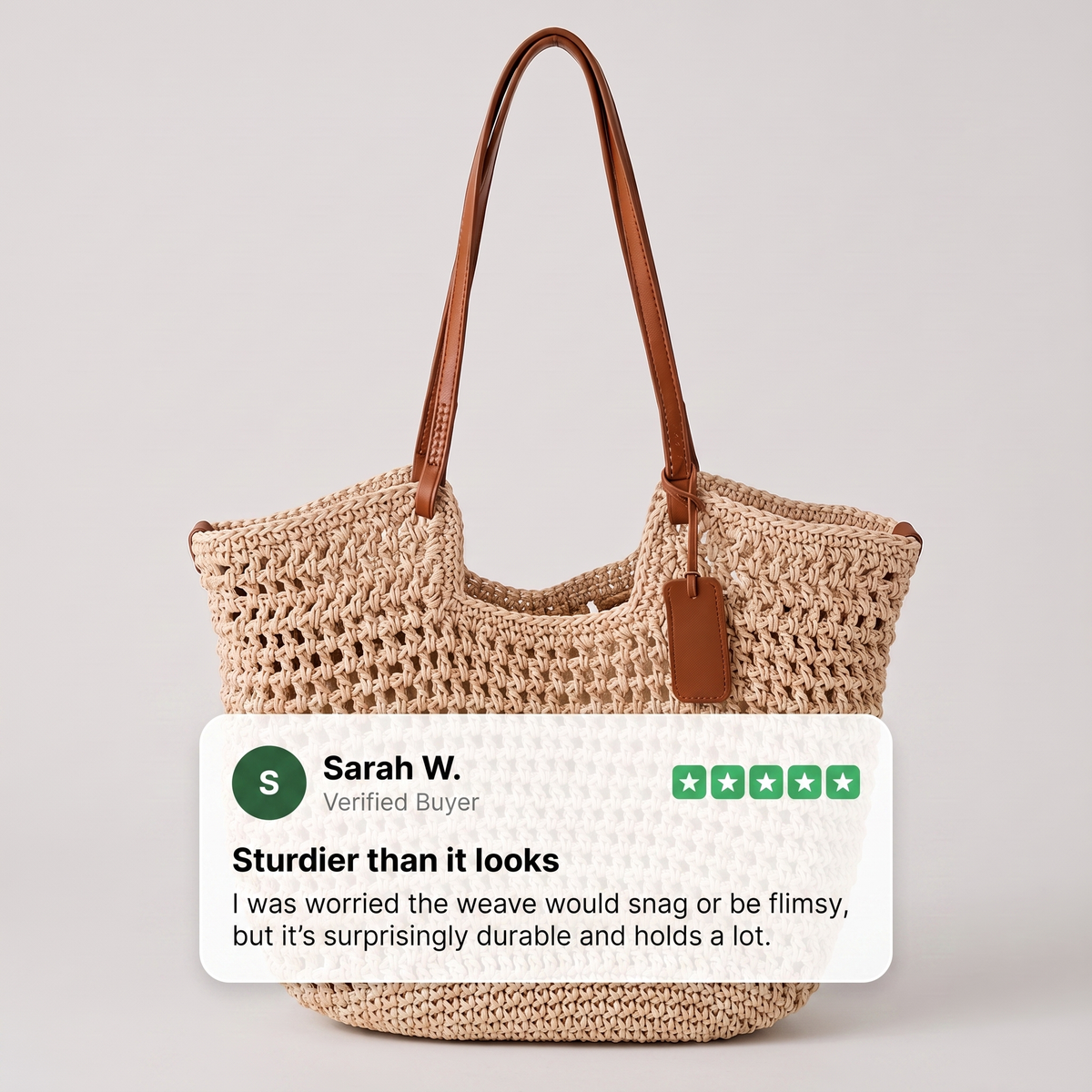 CLARA HANDWOVEN TOTE BAG