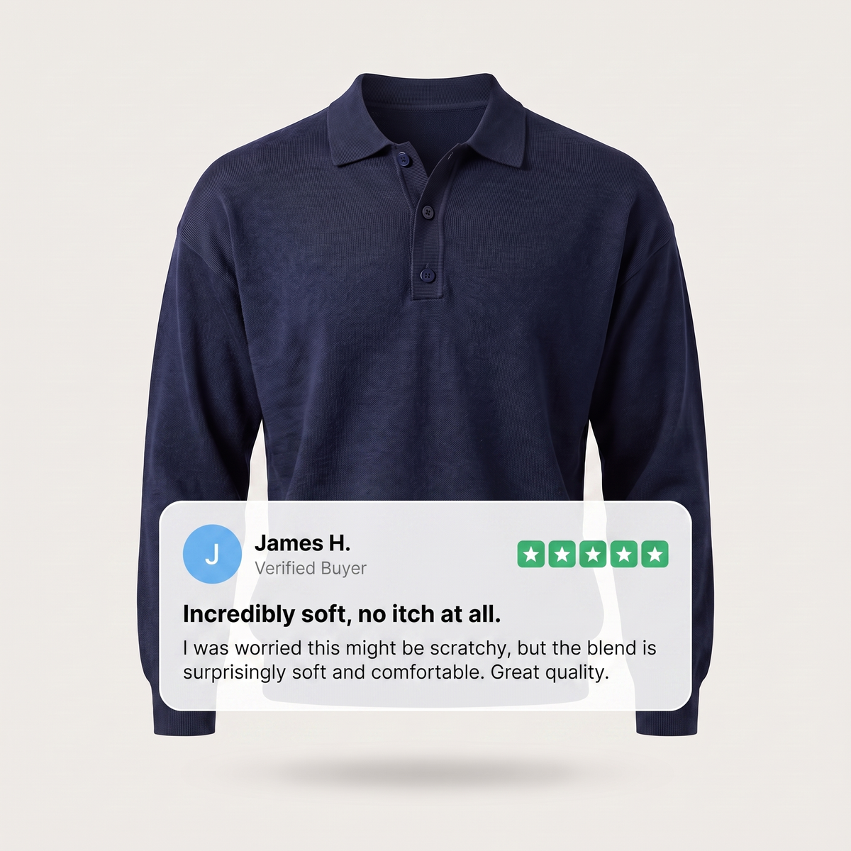 CORVIN WOOL POLO SHIRT