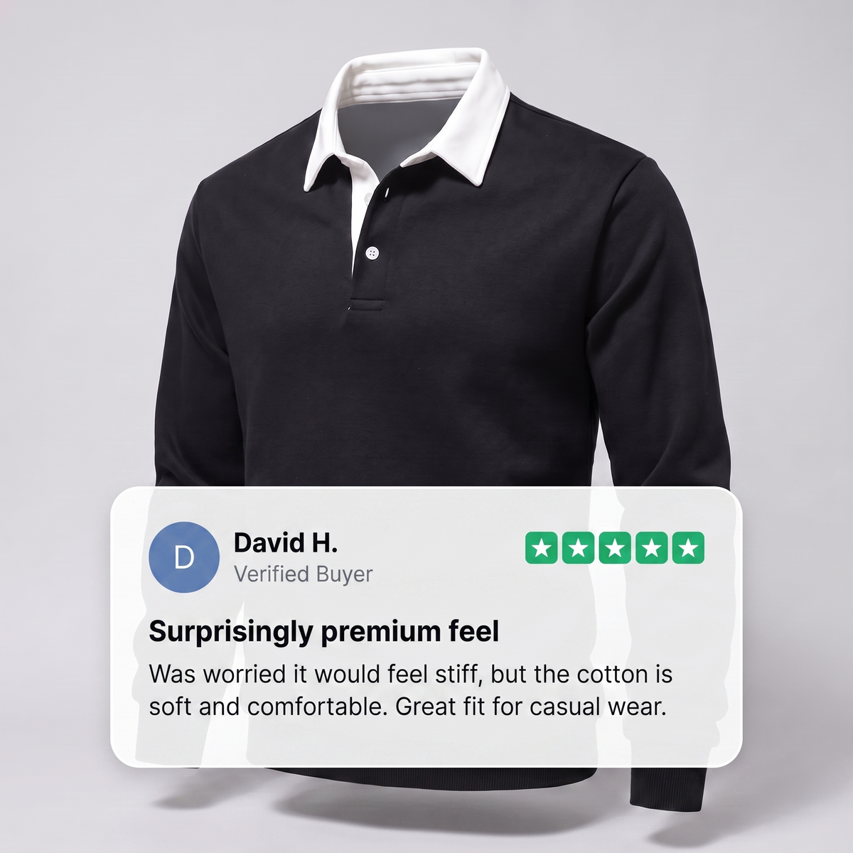 ELLISON POLO SWEATER