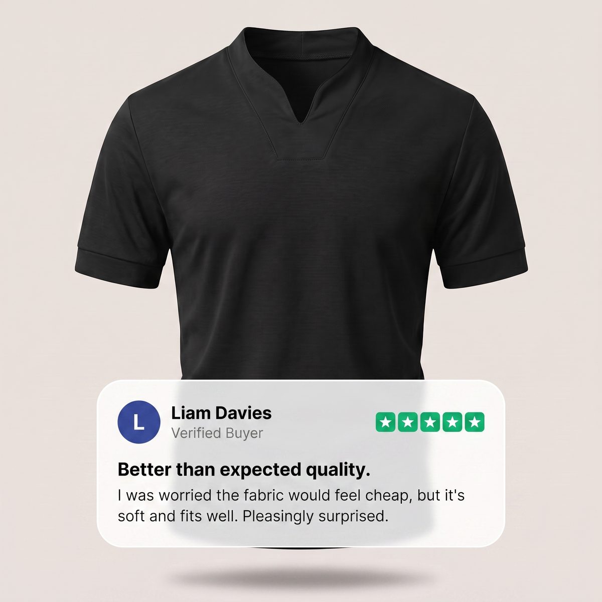 ETHAN BUSINESS FITNESS TEE
