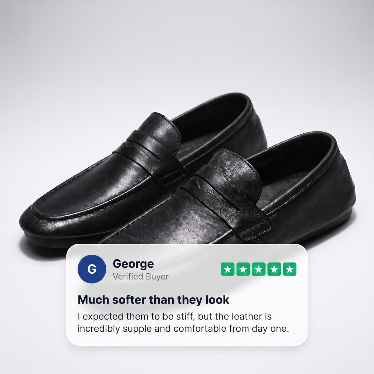 HARRINGTON PENNY LEATHER LOAFERS