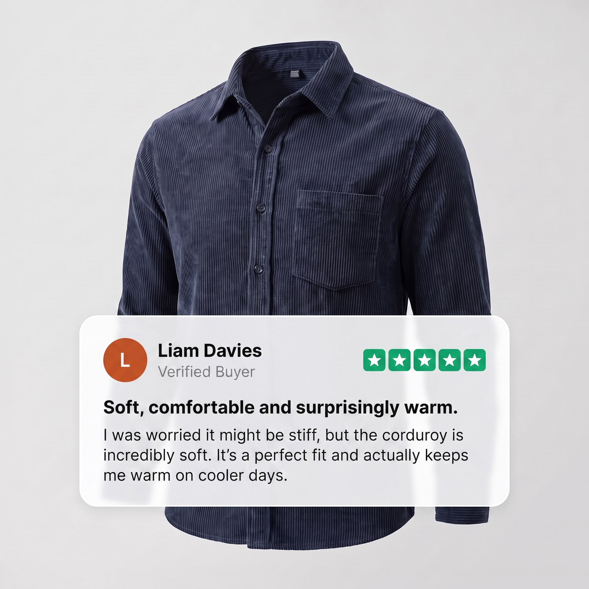 HAWTHORNE CORDUROY SHIRT