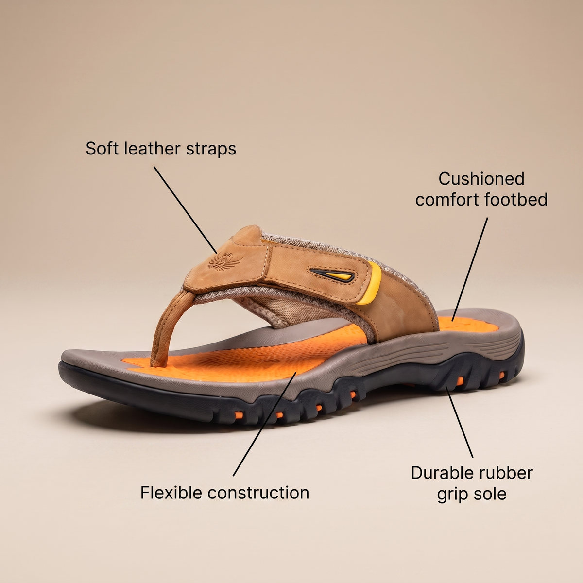 ALDERSTONE GRIP-SOLE SANDALS