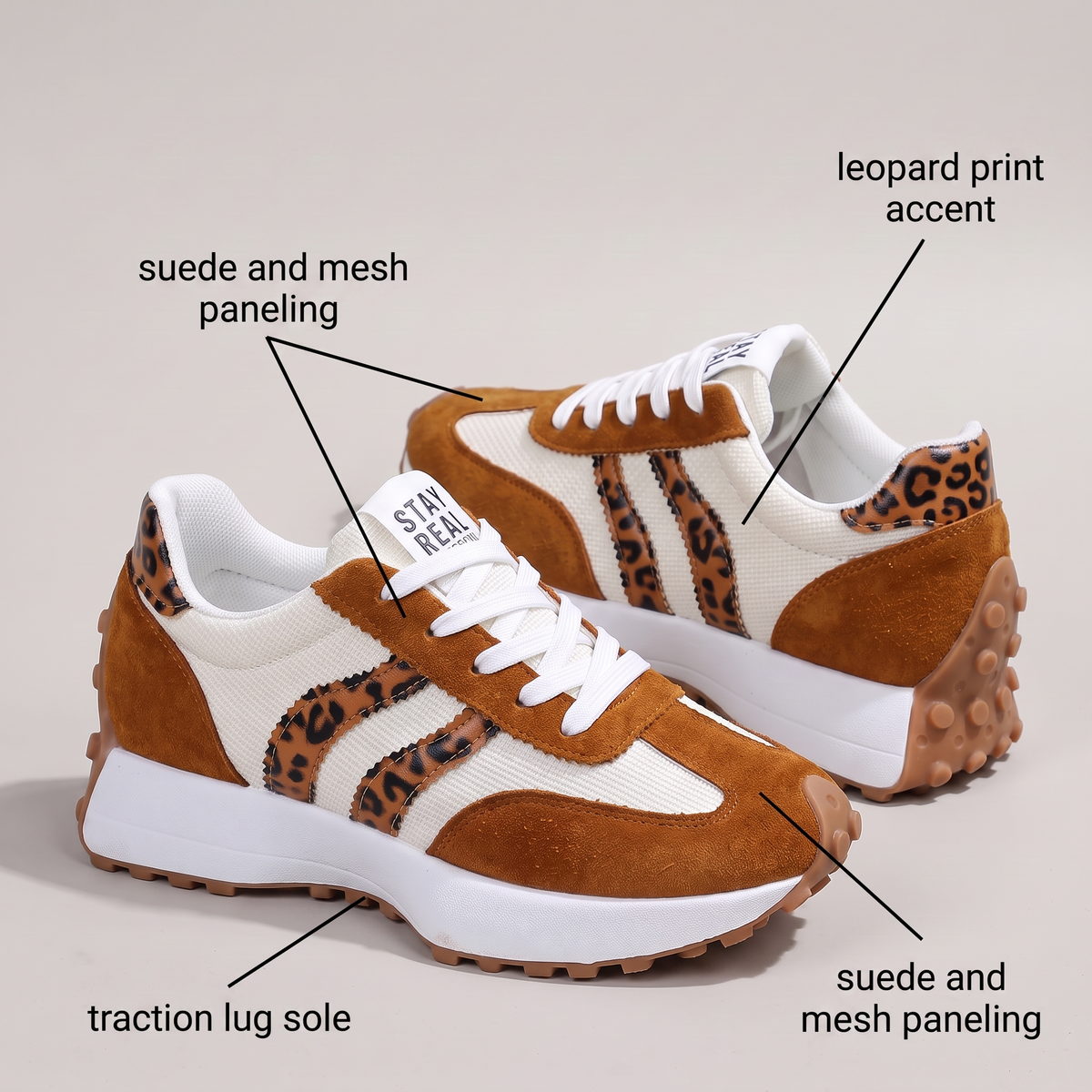 AVA LIGHTWEIGHT COMFORT SNEAKERS