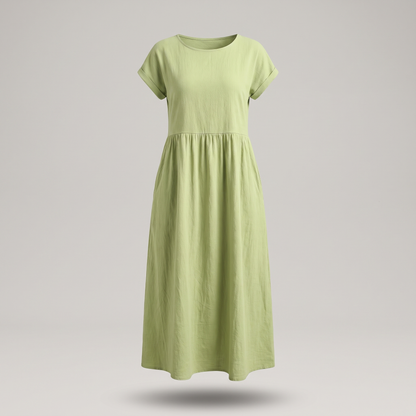 AVA LUXE FLUID MIDI DRESS