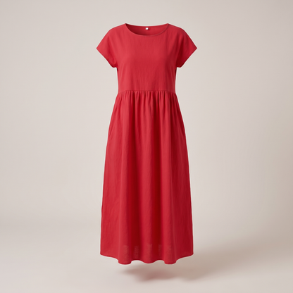 AVA LUXE FLUID MIDI DRESS