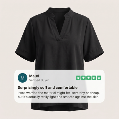 BEATRICE V-NECK BLOUSE