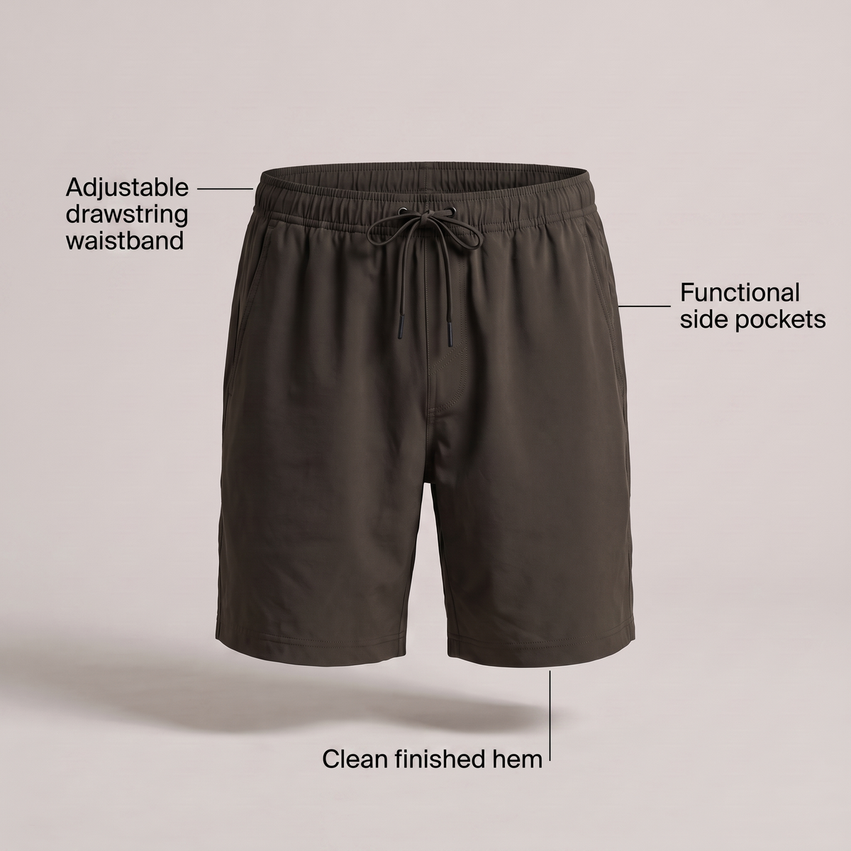 CALDERHAM EVERYDAY PERFORMANCE SHORTS