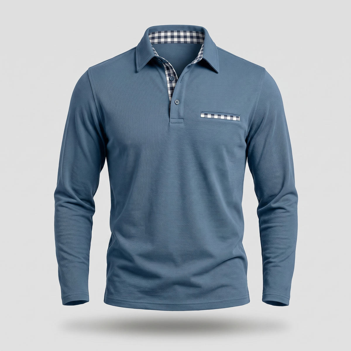 CALVERTON LONG-SLEEVE POLO