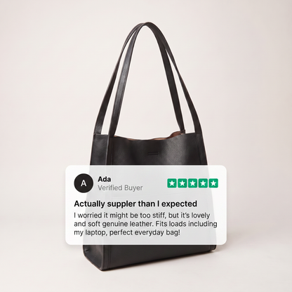 CLARA GENUINE LEATHER SHOULDER BAG