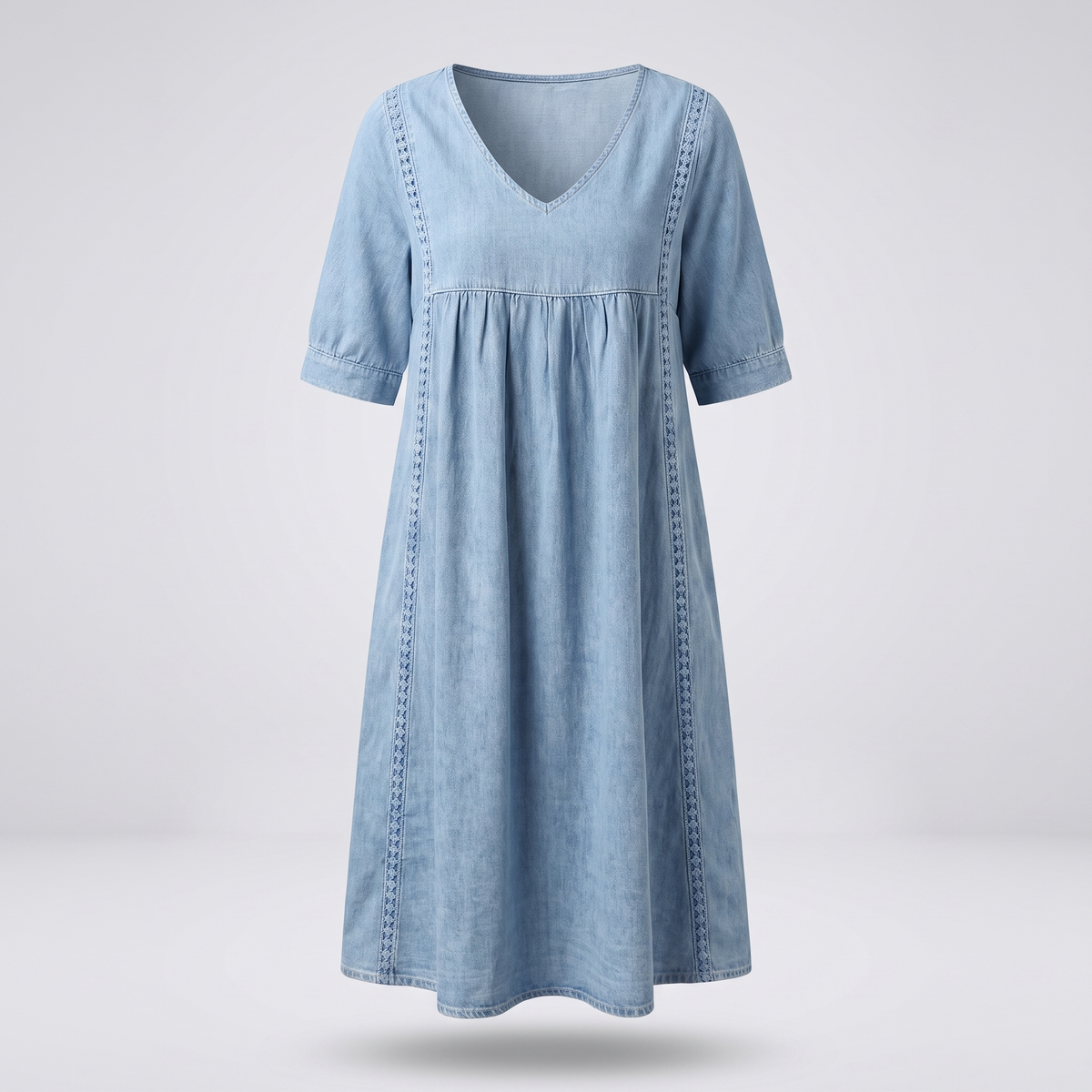 DAISY LACE TRIM DRESS