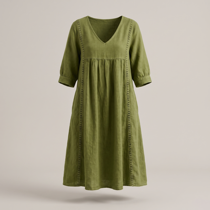 DAISY LACE TRIM DRESS