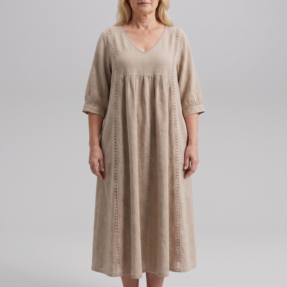 DAISY LACE TRIM DRESS