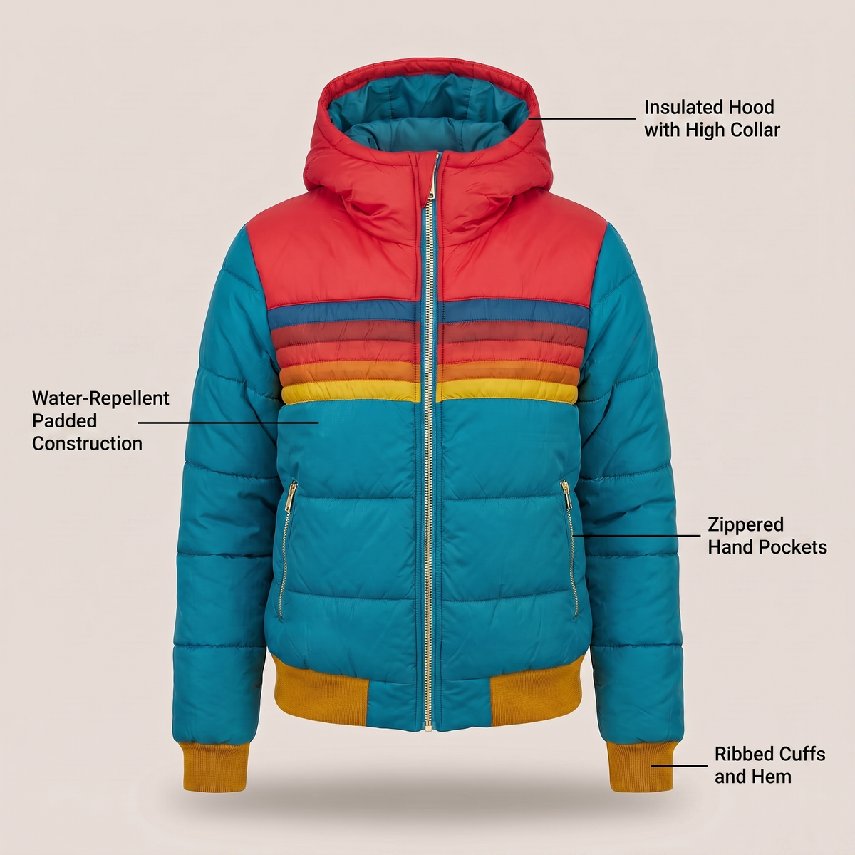ELA LIGHTWEIGHT WATERPROOF JACKET