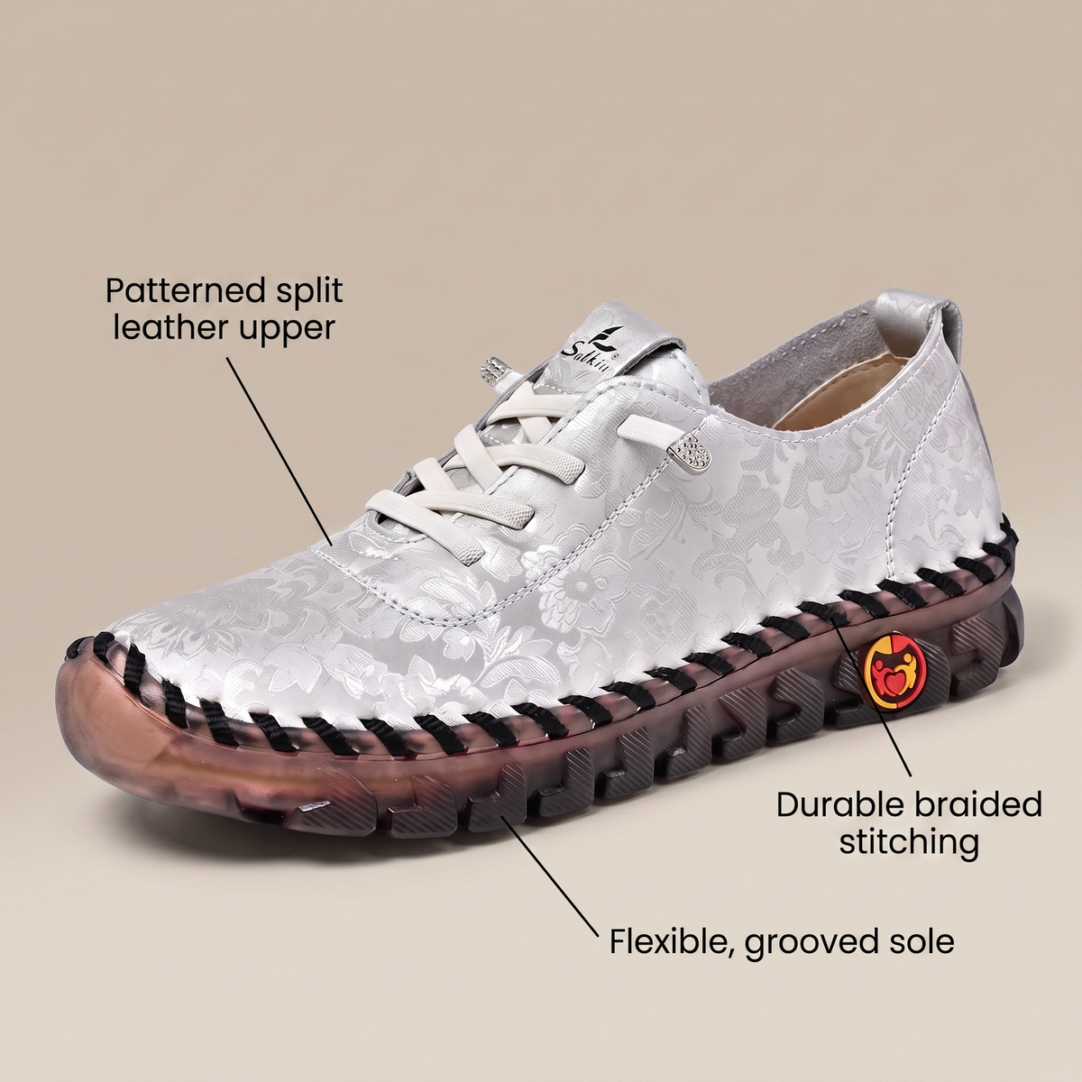 MARJORIE ORTHOPAEDIC LEATHER OXFORDS