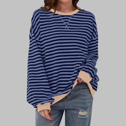 ELARA STRIPED PULLOVER