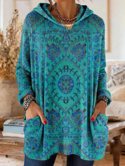 LOWENNA BOHEMIAN HOODED TUNIC
