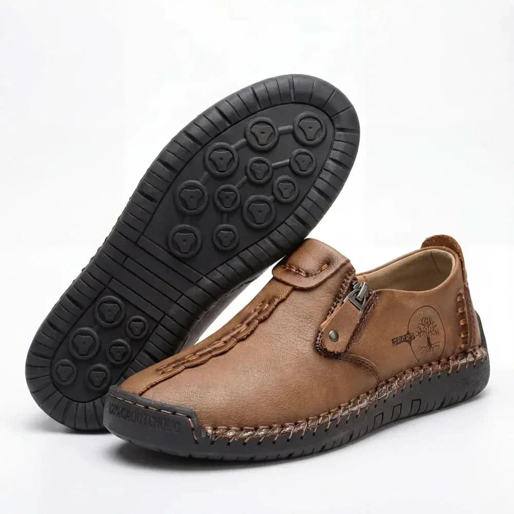 BURLEIGH EASY-ON ZIP LOAFERS