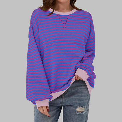 ELARA STRIPED PULLOVER