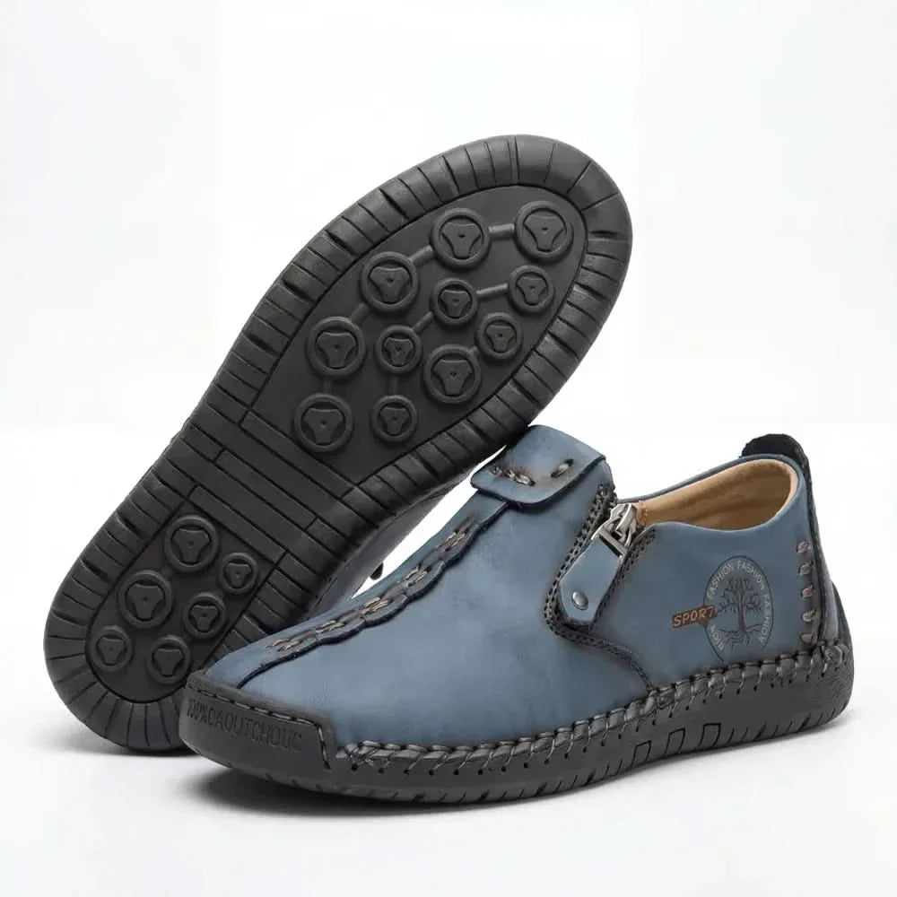 BURLEIGH EASY-ON ZIP LOAFERS