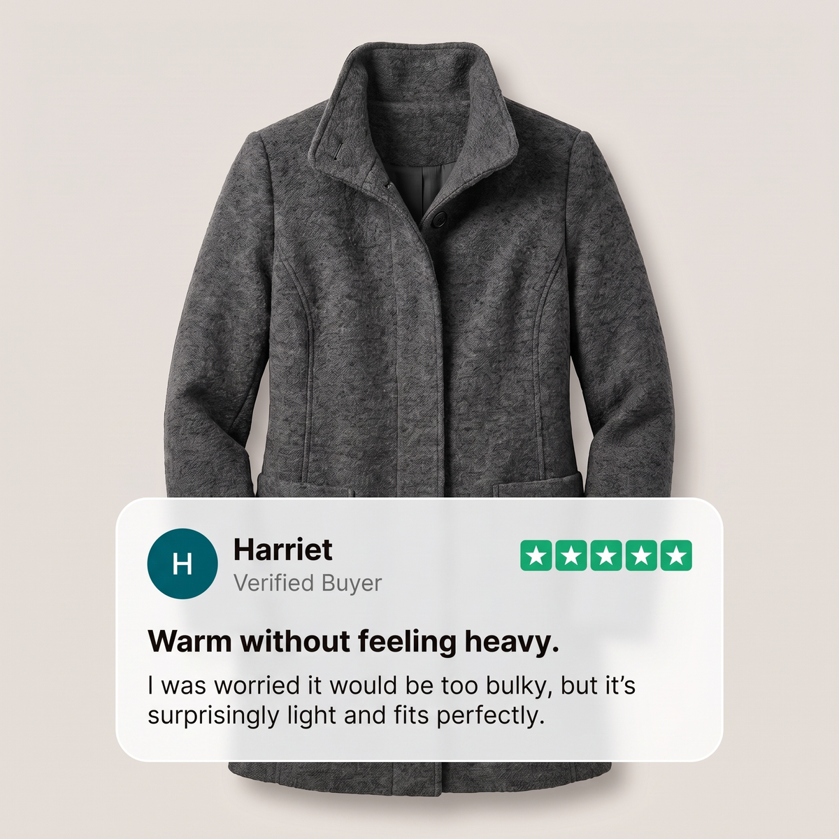 MARGOT MODERN LONGLINE COAT