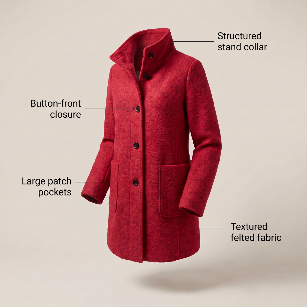 MARGOT MODERN LONGLINE COAT