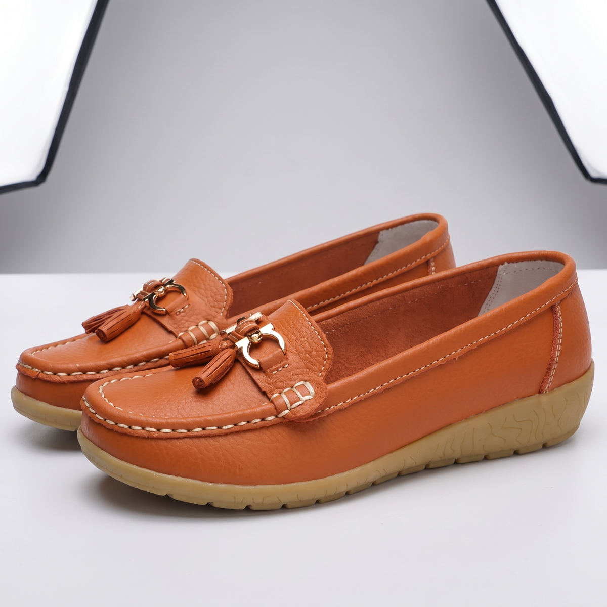 PERCY COMFORT LEATHER MOCCASINS