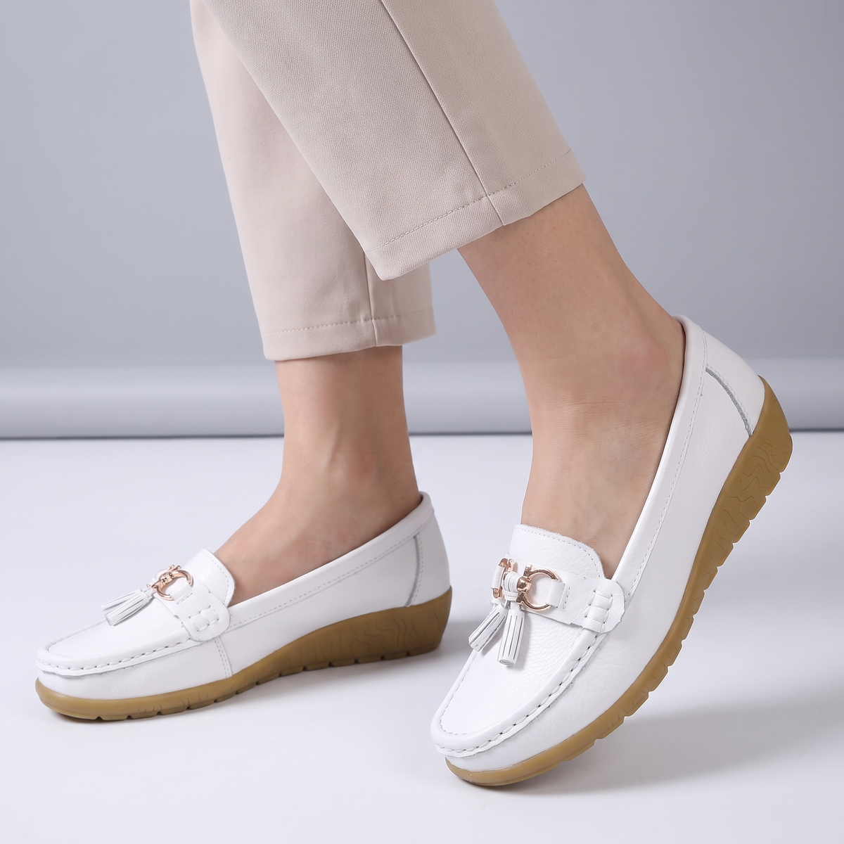 PERCY COMFORT LEATHER MOCCASINS