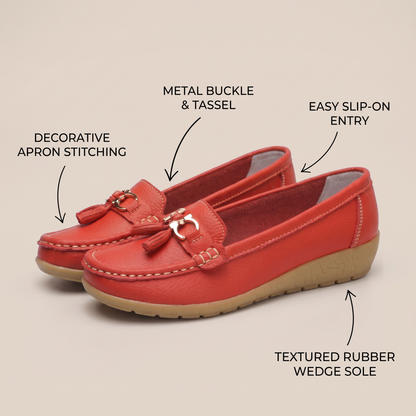PERCY COMFORT LEATHER MOCCASINS