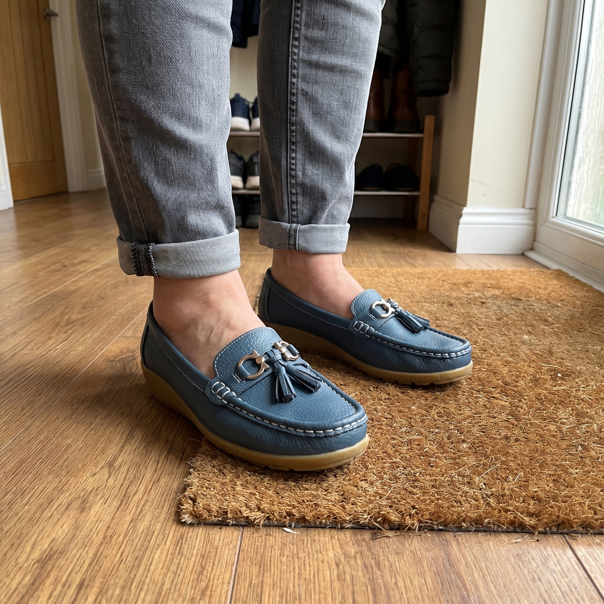PERCY COMFORT LEATHER MOCCASINS