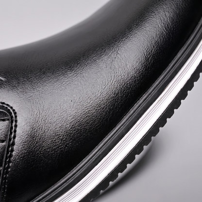 RUPERT SMART LEATHER TRAINERS