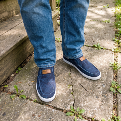 PERCIVAL BREEZE CANVAS LOAFERS