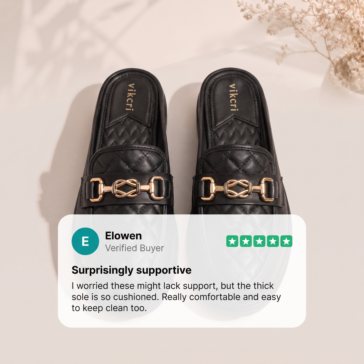 LOUISA SOFT-SOLE WALKING SHOES