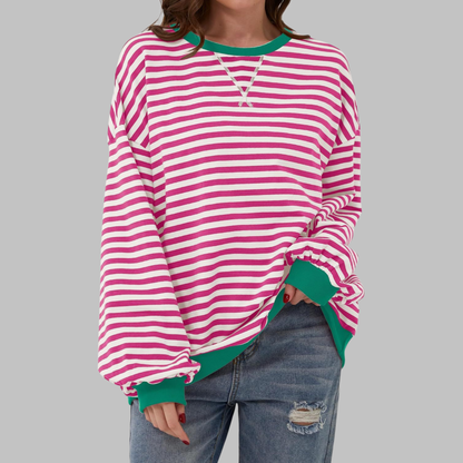 ELARA STRIPED PULLOVER