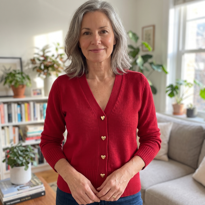 MAISIE CHARMING BUTTON CARDIGAN