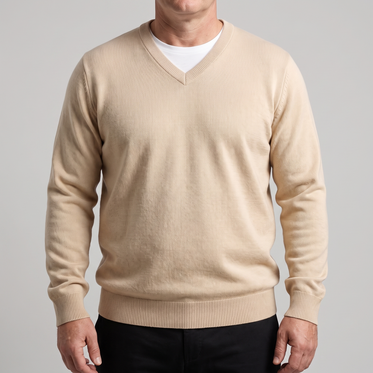 HUXFORD MERINO WOOL JUMPER