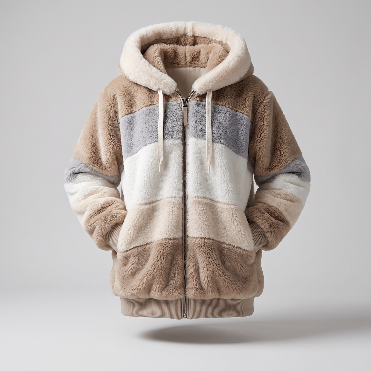 HAVENMERE FUZZY HOODED JACKET