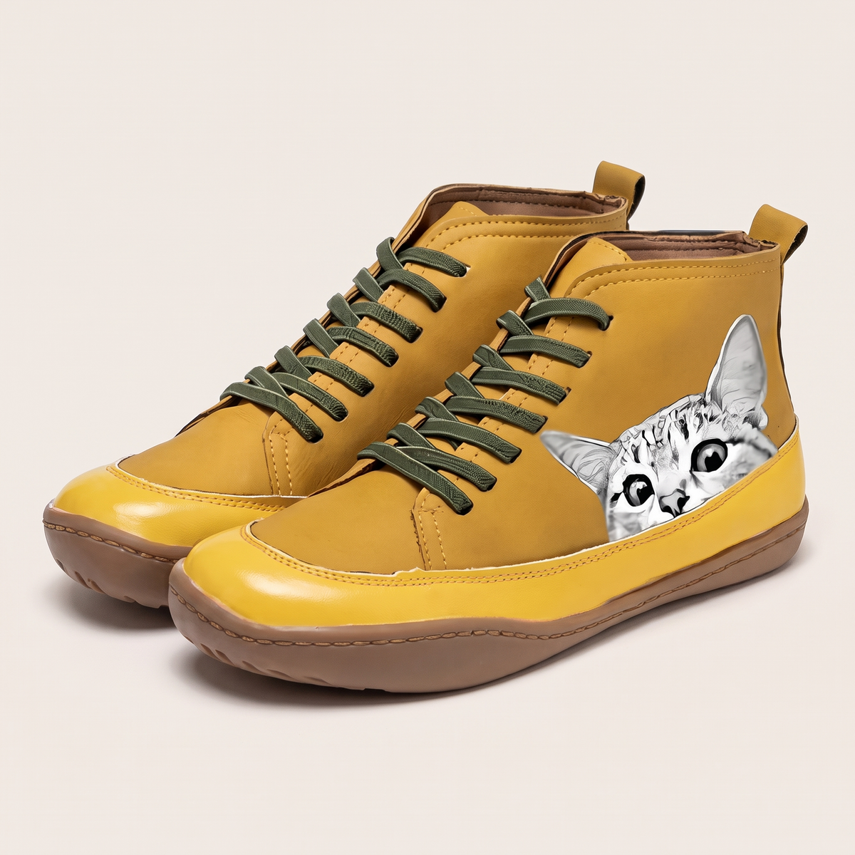 CLEO FELINE LEATHER BOOTS