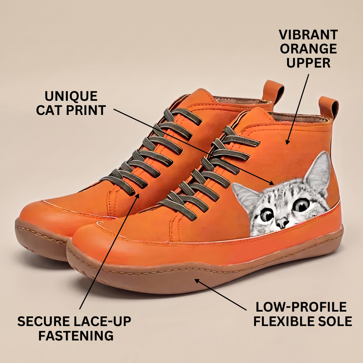 CLEO FELINE LEATHER BOOTS