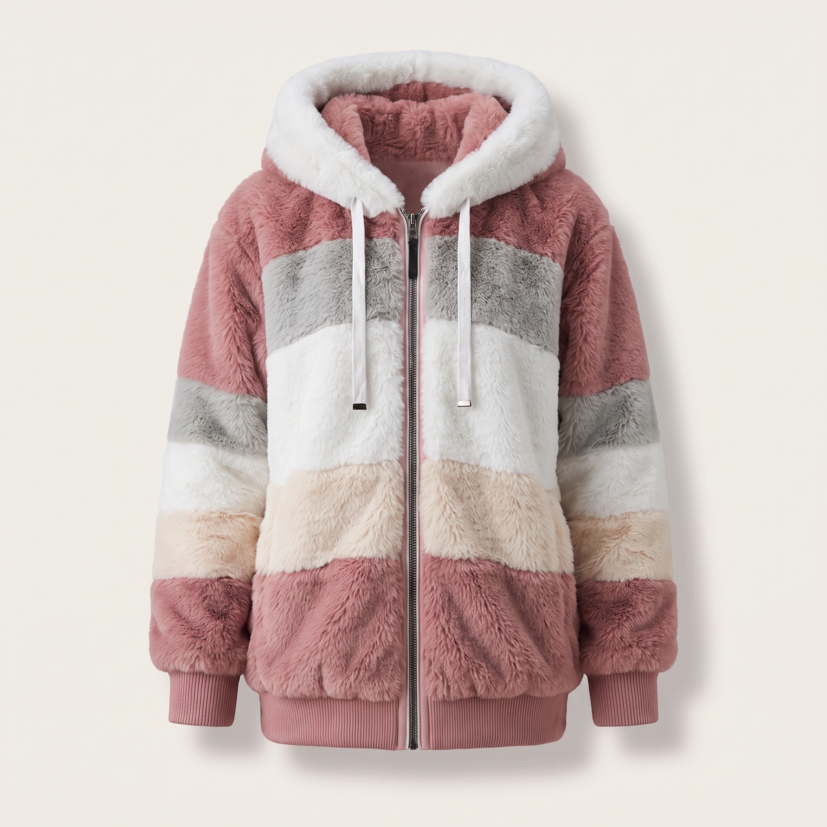 HAVENMERE FUZZY HOODED JACKET