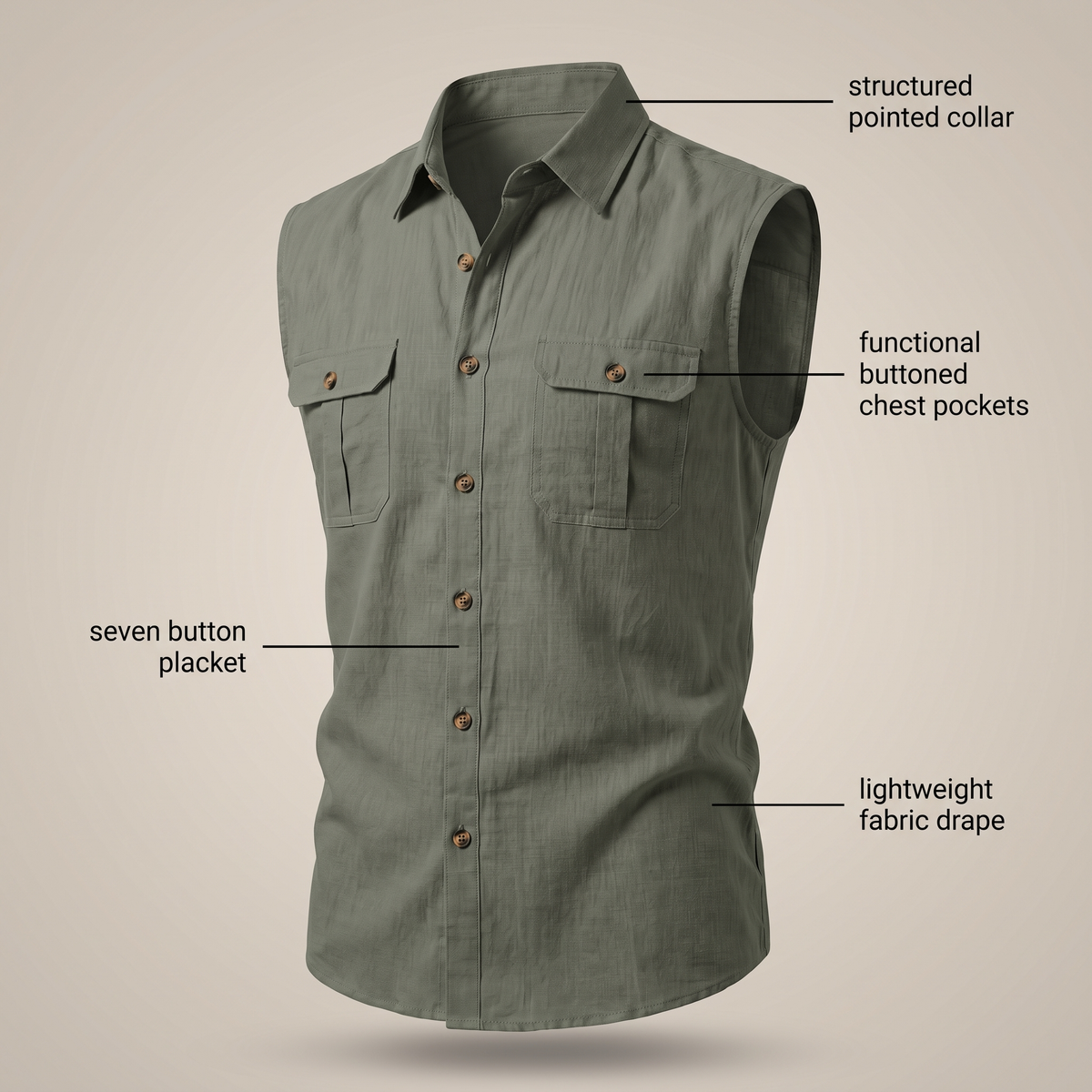 RAFFERTY CASUAL UTILITY SHIRT