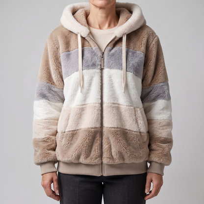 HAVENMERE FUZZY HOODED JACKET